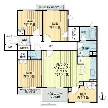 アトラス国領セントラルコート 間取り