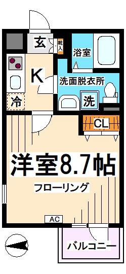 GENOVIA桜上水SKYGARDEN  間取り