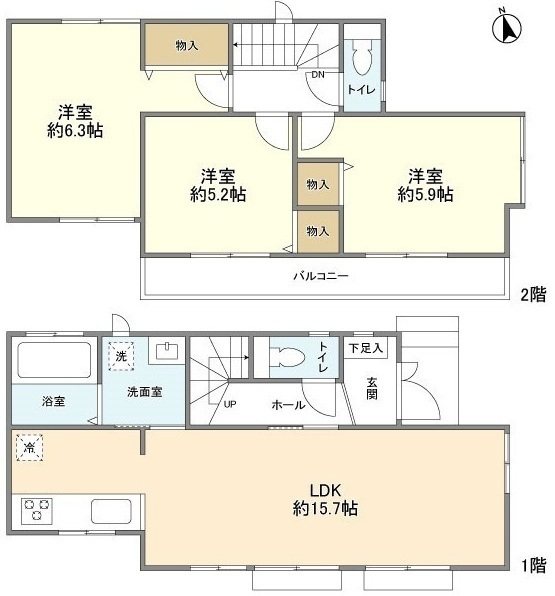 下高井戸4丁目貸家 間取り