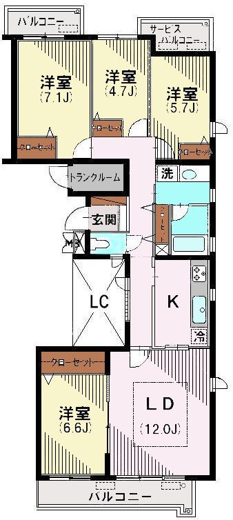 リュゼ経堂 間取り