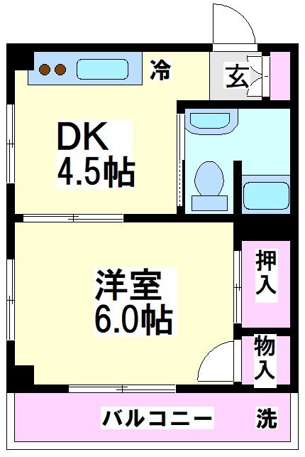 下北沢フラワーハウス 間取り