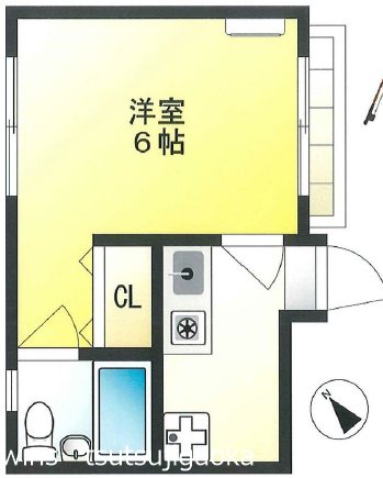 メゾンアヤキ 104号室 間取り