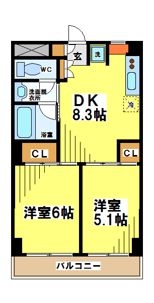 Ｍ＆Ｍ 403号室 間取り