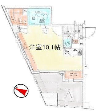 日神デュオステージ笹塚西館 間取り