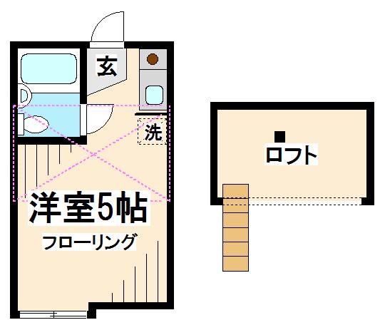 Mフラット永福町   間取り
