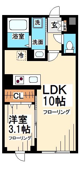 ウエルスクエア笹塚Ⅱ 間取り