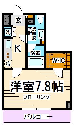 ルーブル上高井戸弐番館  間取り