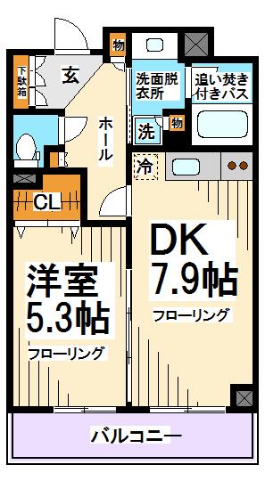 イーリスコート桜上水  間取り