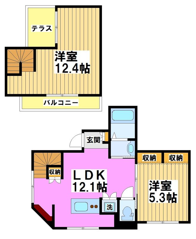 ラフィネ調布 間取り