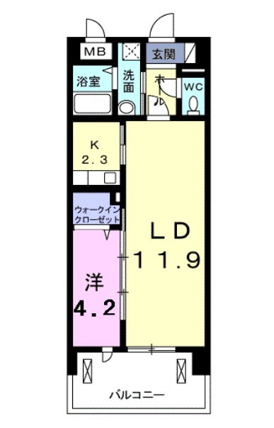 エテルノアイ 503号室 間取り