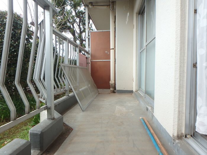 ライオンズマンション調布　C棟 ベランダ