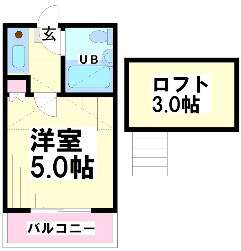 ユリパレス南台 間取り
