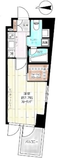 ステージファースト方南町アジールコート 間取り