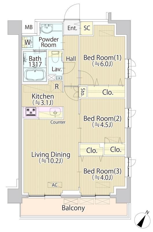 SASAZUKA　TODAY 間取り