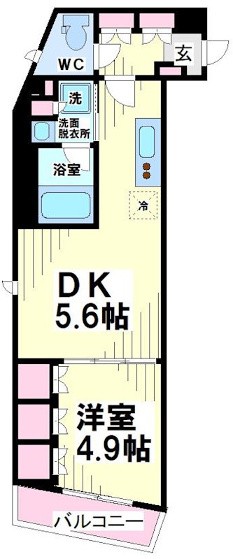 リテラス渋谷笹塚 間取り