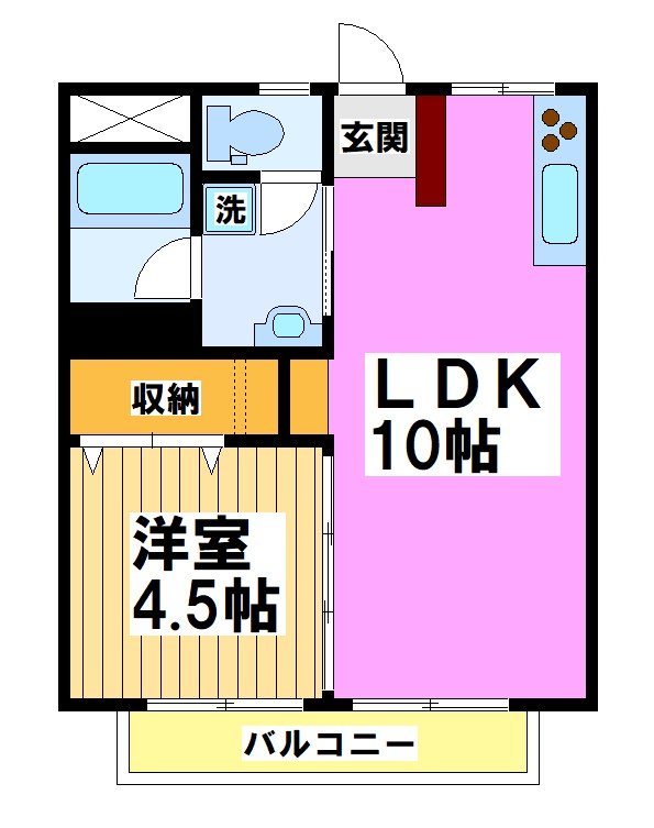 アズミハイツ（再契約型） 間取り
