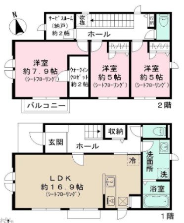 Villa Monte Tesoro 間取り