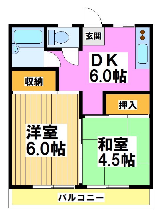 萬平ハイツ 間取り