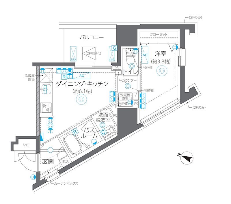ZOOM方南町 間取り