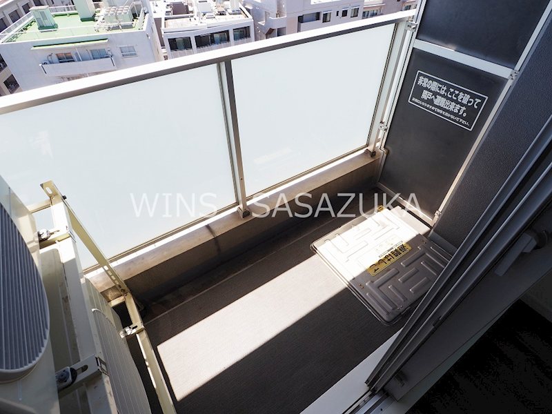 レジディア笹塚Ⅱ ベランダ