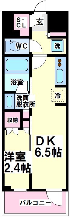 ワンルーフレジデンス中野南台 間取り