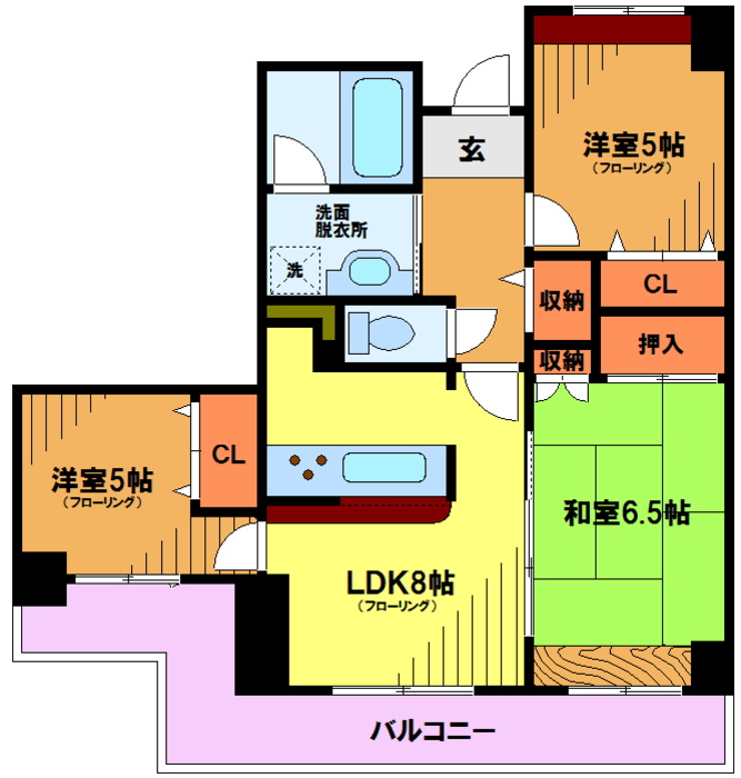 ハイムローゼ 間取り