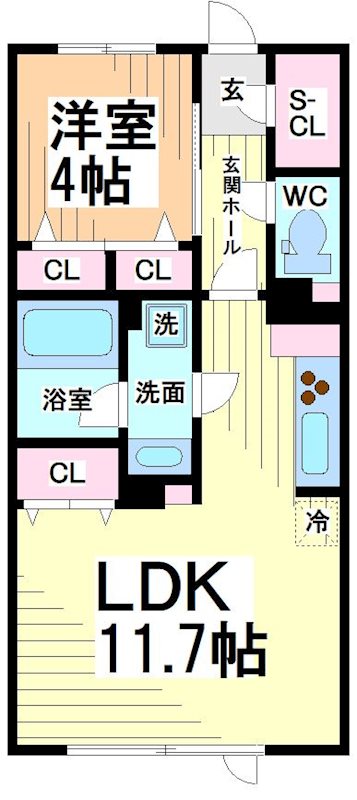 ラクラス中野南台 間取り