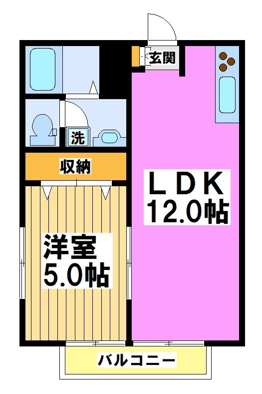 ジーライズ調布柴崎 間取り