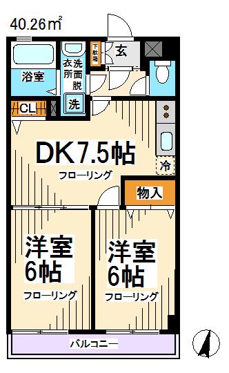 ハット・ミリュウ  間取り