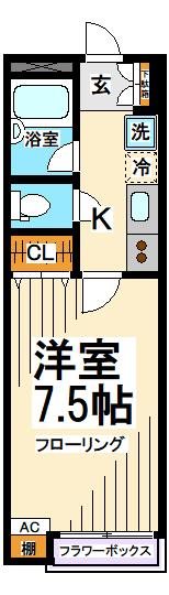 FUJI　HOUSEⅡ 間取り