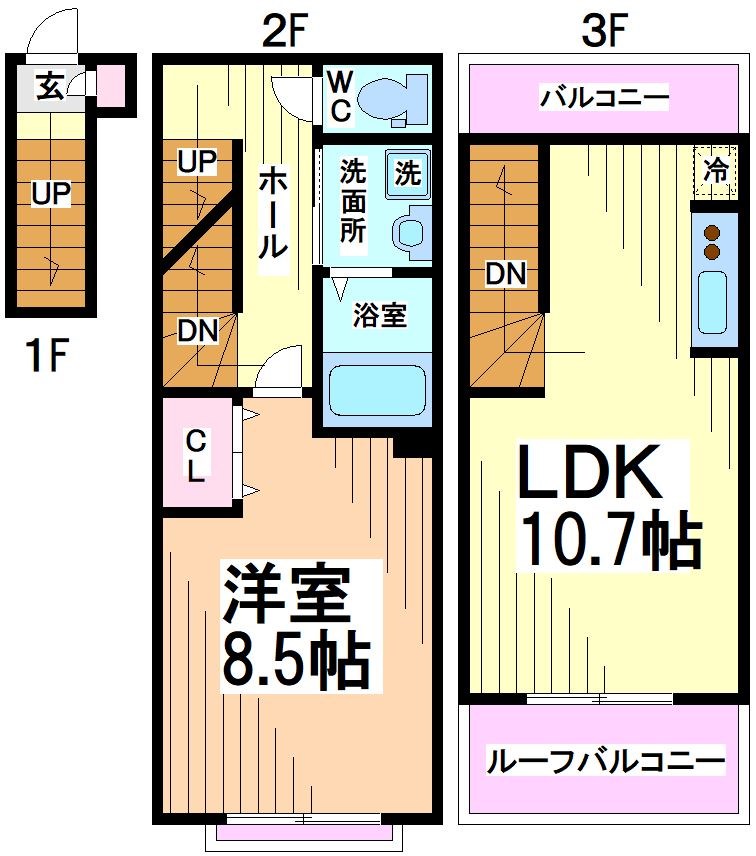 セレ初台 間取り
