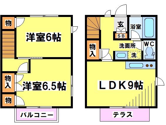 メゾンシェーヌ 間取り