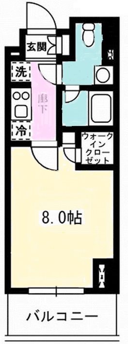 レジディア杉並方南町 間取り図