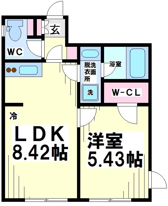 V-style幡ヶ谷  間取り