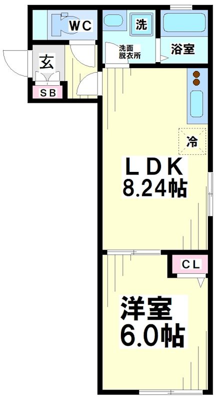 V-style幡ヶ谷  間取り