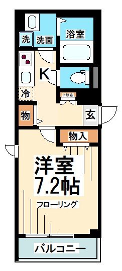 ウエルスクエア笹塚Ⅱ 間取り
