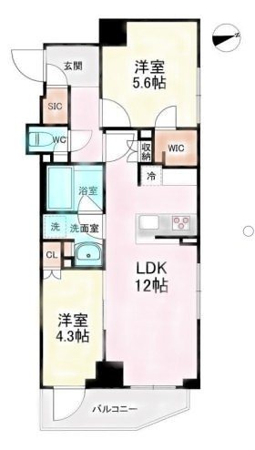 クレストコート世田谷松原 間取り