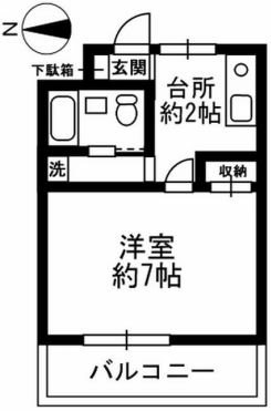 アネックス調布Ⅱ 間取り