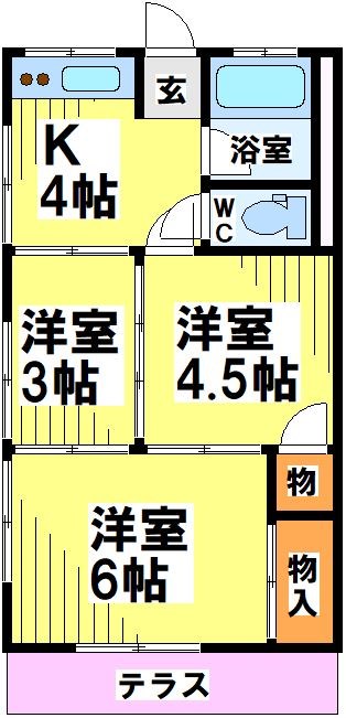 ハウス一美 間取り