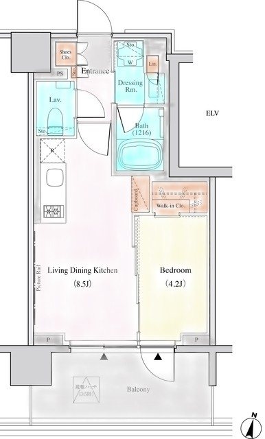 ザ・パークハビオ代々木 間取り