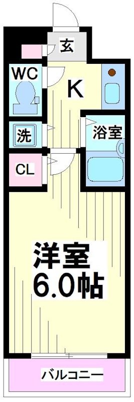 アイディ幡ヶ谷  間取り