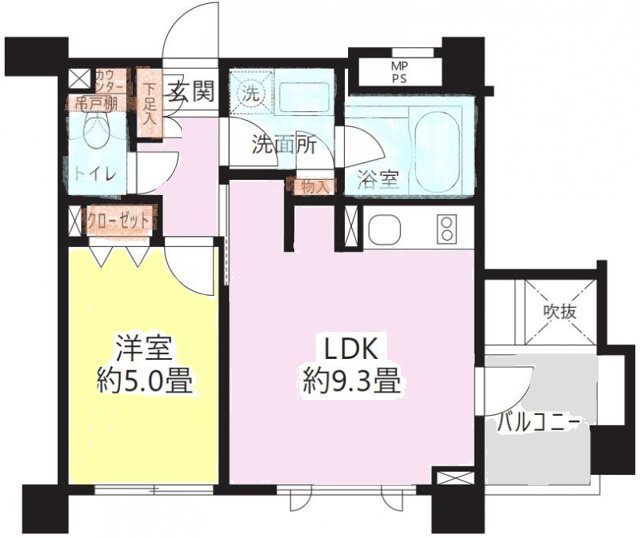 クリオ渋谷ラ・モード 間取り