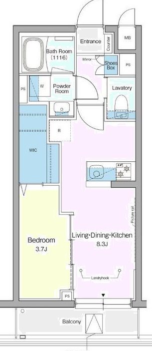 ルフォンリヴェント杉並永福 間取り