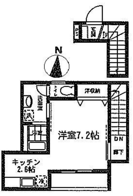 ボルベール調布ケ丘 206号室 間取り