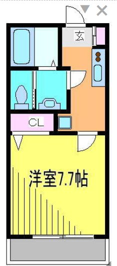 ウィンディア調布 204号室 間取り