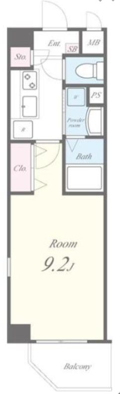 パインニードル 416号室 間取り