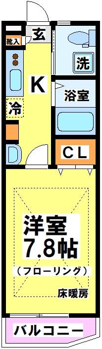 ルーブル三鷹壱番館 間取り