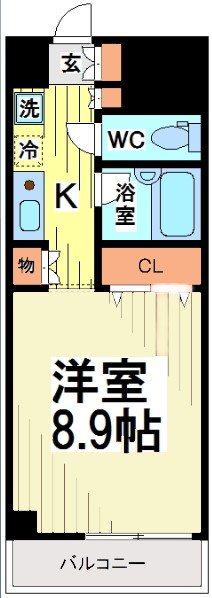 コスモリード幡ヶ谷 間取り