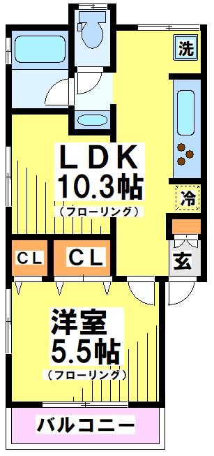 コーポ日光（ニッコウ） 間取り