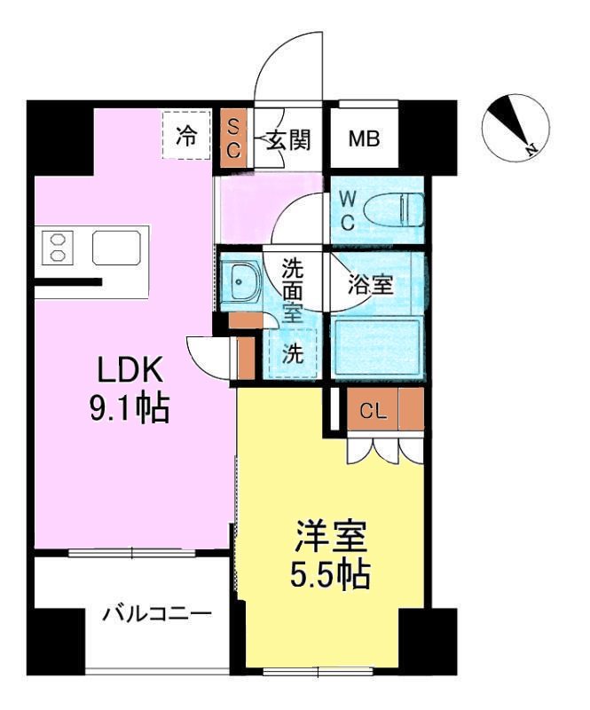 クレストコート世田谷松原 間取り